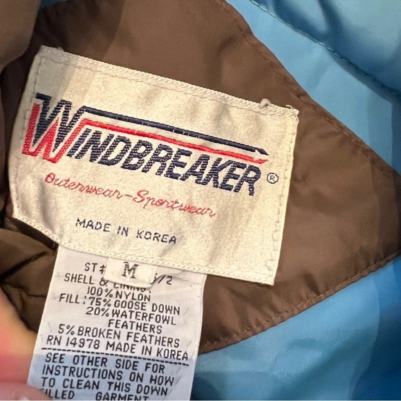 Vintage 1980s Brown Button Up Goose Down 80s Vest Puffer Outwear Jacket - Picture 8 of 8